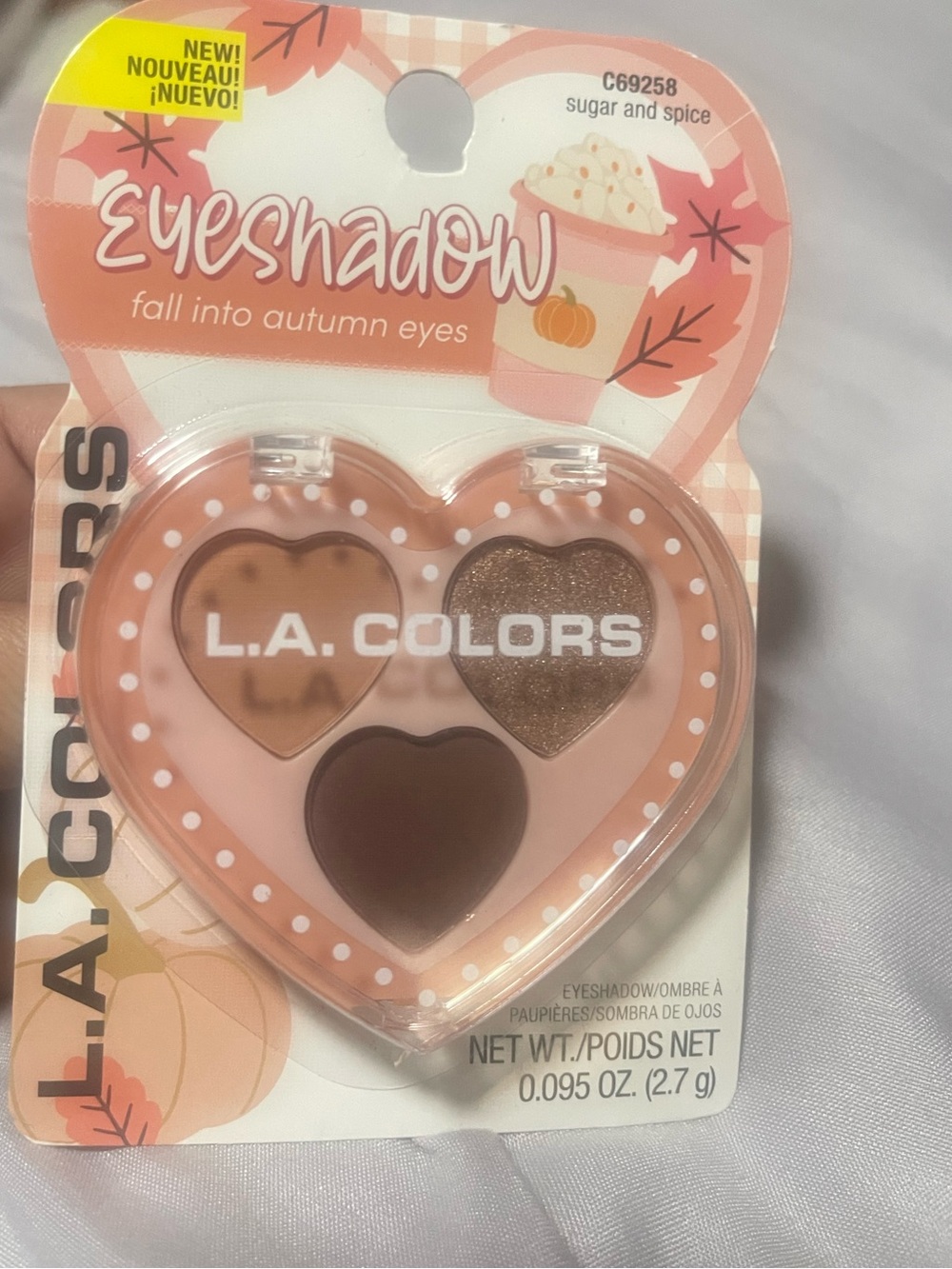 L.A. COLORS Eyeshadow Trio — Bronze, Tan & Deep Brown